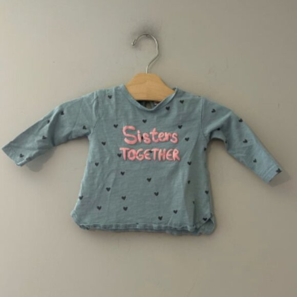 $8 ADD ON Zara tee 3-6M long-sleeve Hanna Andersson Mini Boden Old Navy Baby Gap - Picture 1 of 3